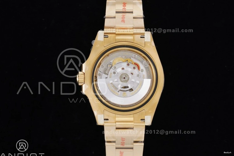 Bracelet On LN Best 1:1 Dial Black YG Submariner Edition 126618 YG SH3235 Clean 0407